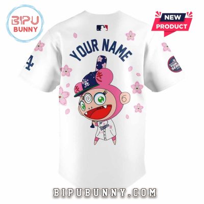 Dodgers Takashi Murakami MLB Tokyo Series White Baseball Jersey