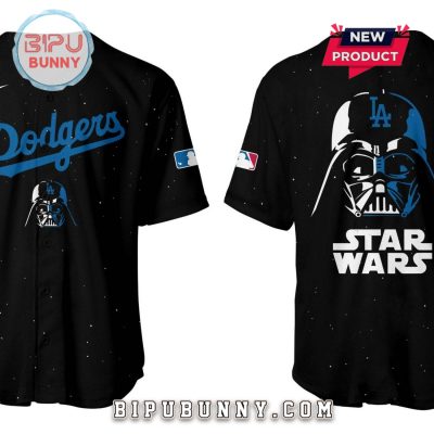Dodgers x Stars Wars Black Baseball Jersey
