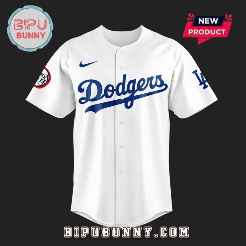 Doggers x Demon Slayer Kamado Tanjiro White Baseball Jersey
