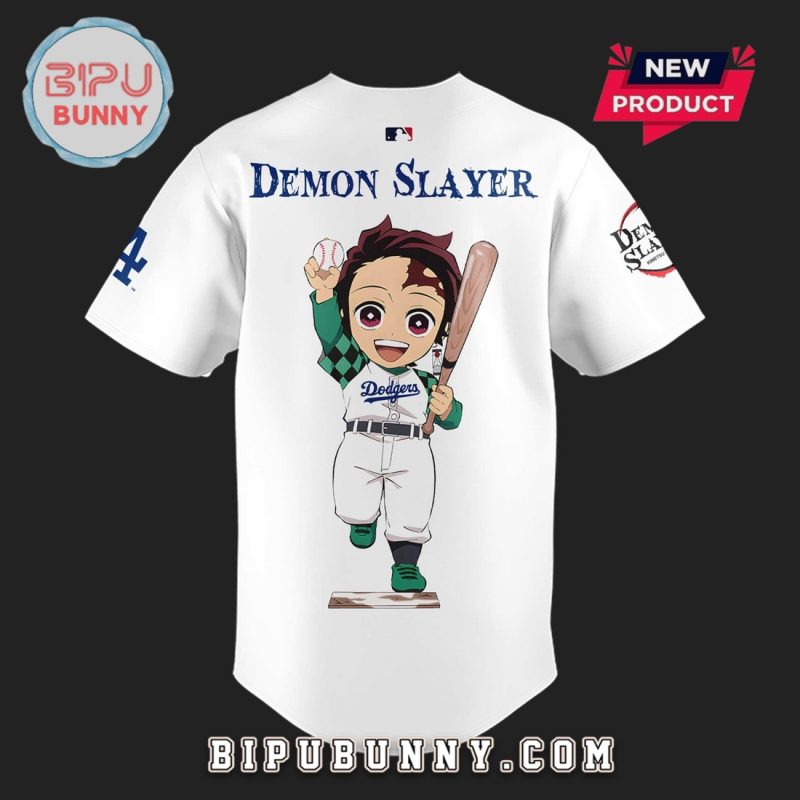 Doggers x Demon Slayer Kamado Tanjiro White Baseball Jersey