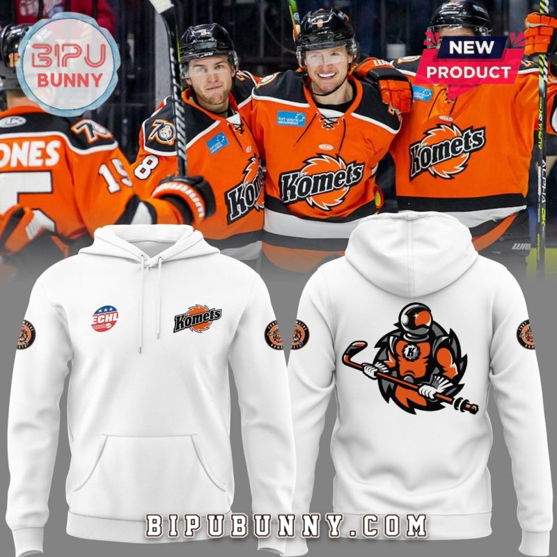 Fort Wayne Komets ECHL 2025 White Hoodie And Pants