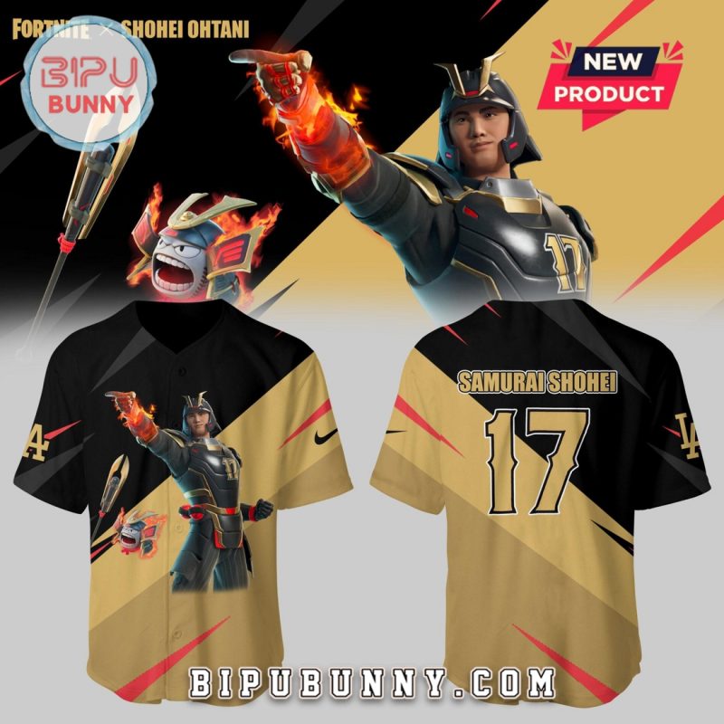 Fortnite x Shohei Ohtani Dodgers Baseball Jersey