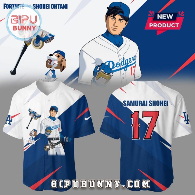Fortnite x Shohei Ohtani Los Angeles Dodgers Baseball Jersey