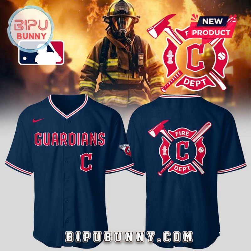 Guardians x Firefighter Appreciation Night Baseball Jersey