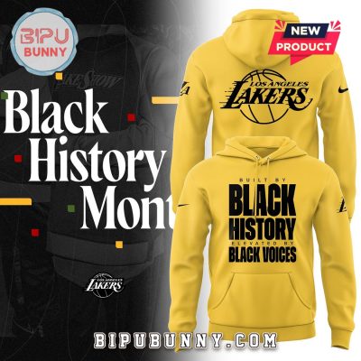 Happy Black History Month Los Angeles Lakers Hoodie