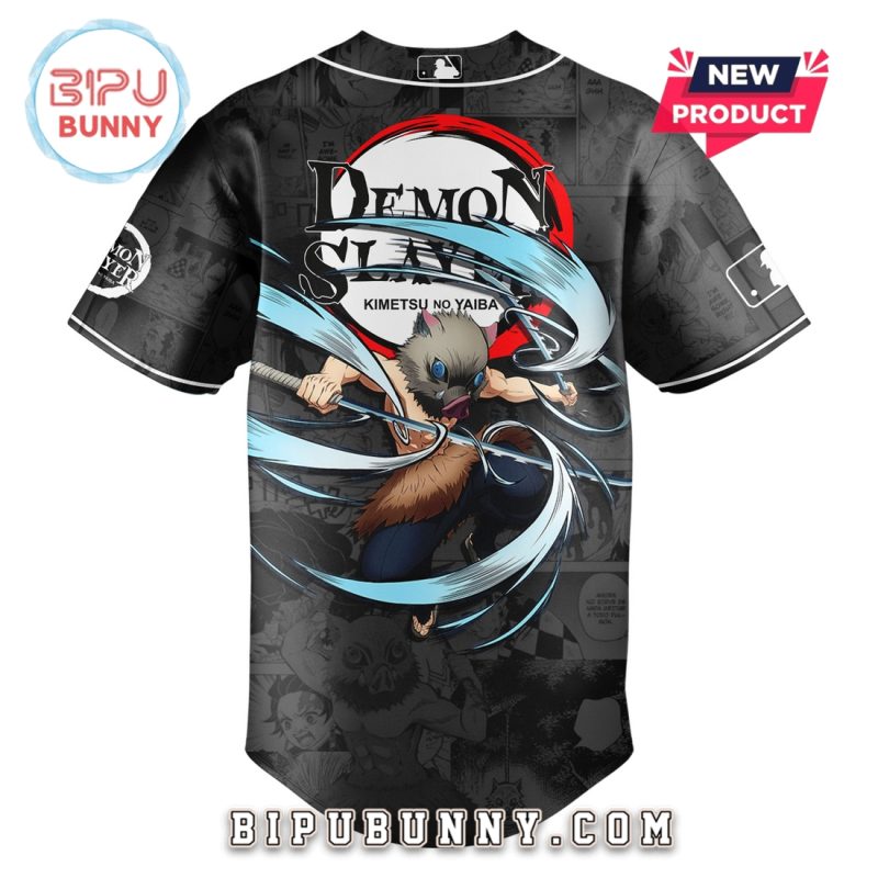 Hashibira Inosuke Demon Slayer x MLB Baseball Jersey