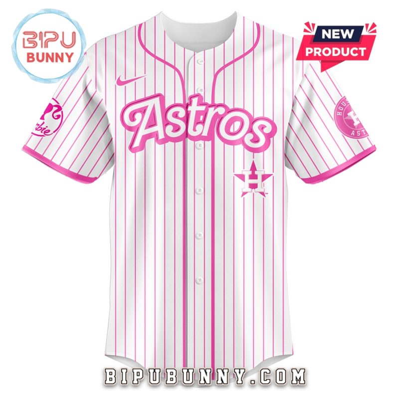 Houston Astros MLB x Barbie Night Game Baseball Jersey