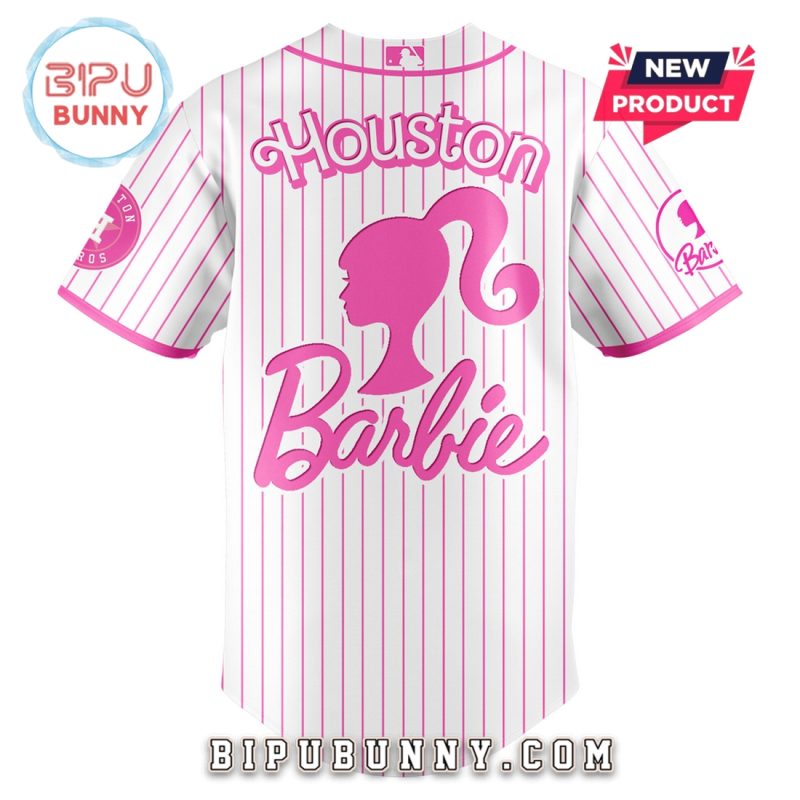 Houston Astros MLB x Barbie Night Game Baseball Jersey