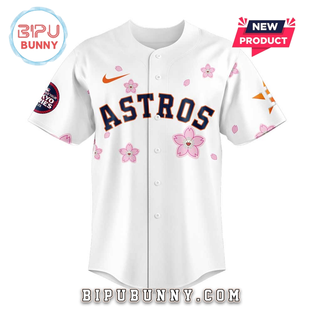 Houston Astros Takashi Murakami Tokyo Series Baseball Jersey Houston Astros Takashi Murakami Tokyo Series Baseball Jersey