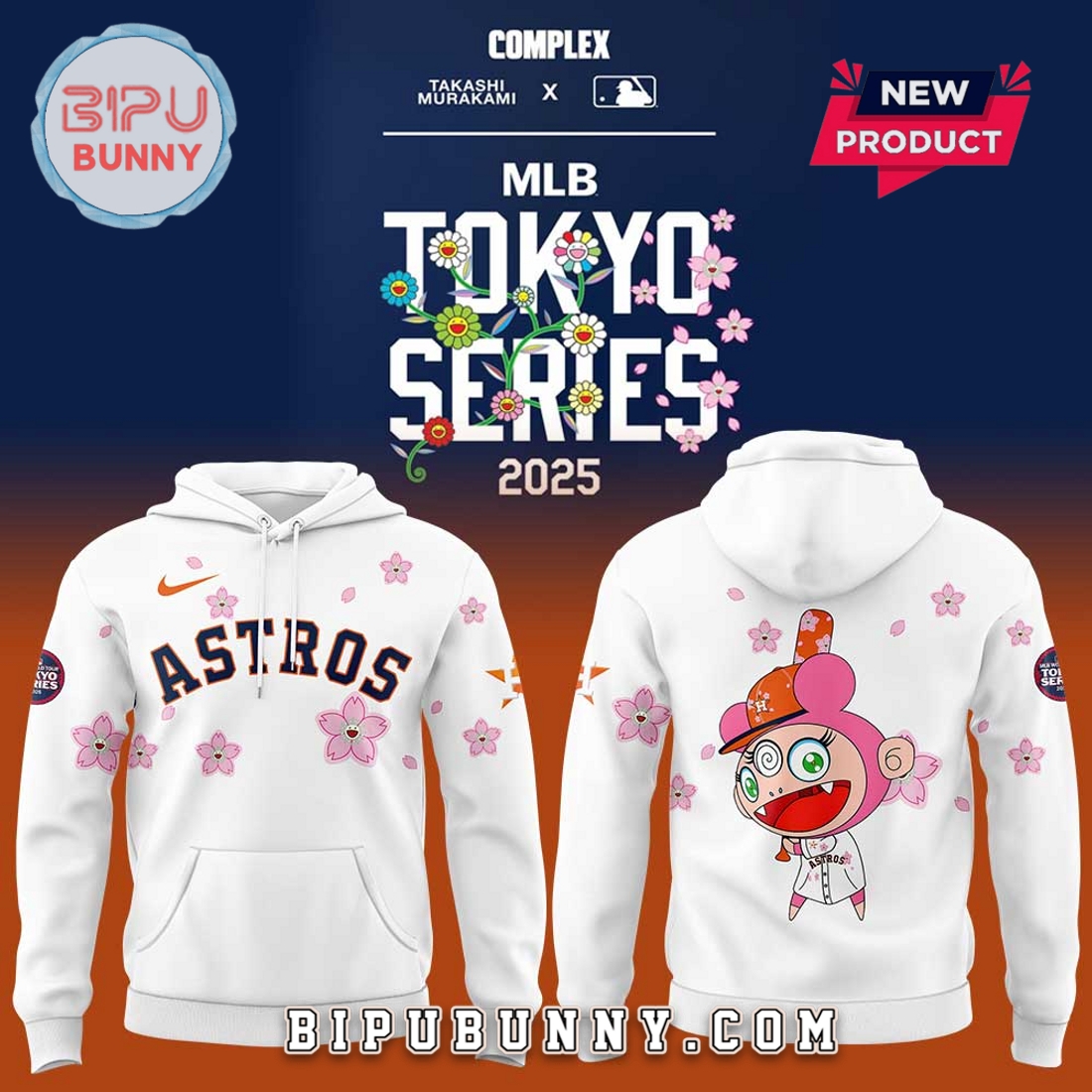 Houston Astros Takashi Murakami Tokyo Series Hoodie Houston Astros Takashi Murakami Tokyo Series Hoodie