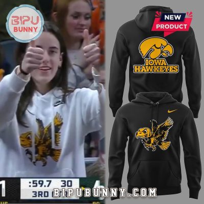 Iowa Hawkeyes 2025 Caitlin Clack Black Hoodie
