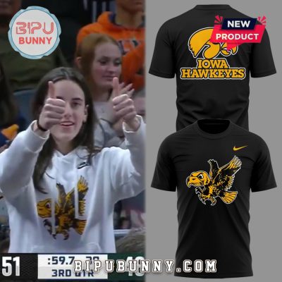 Iowa Hawkeyes 2025 Caitlin Clack Black Hoodie