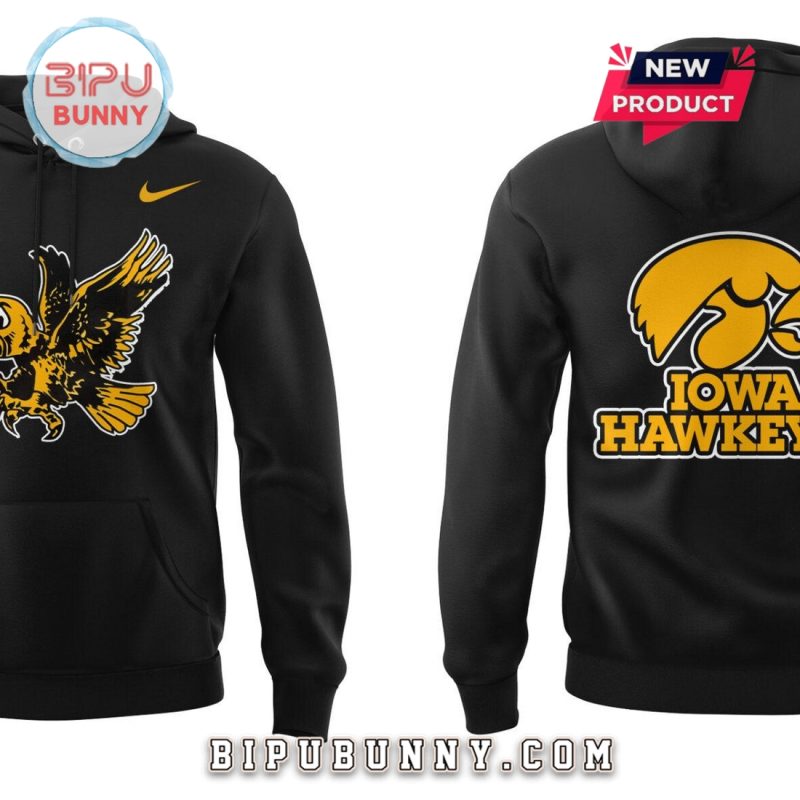 Iowa Hawkeyes 2025 Caitlin Clack Black Hoodie