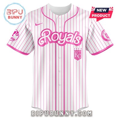 Kansas City Royals MLB x Barbie Night Game Baseball Jersey