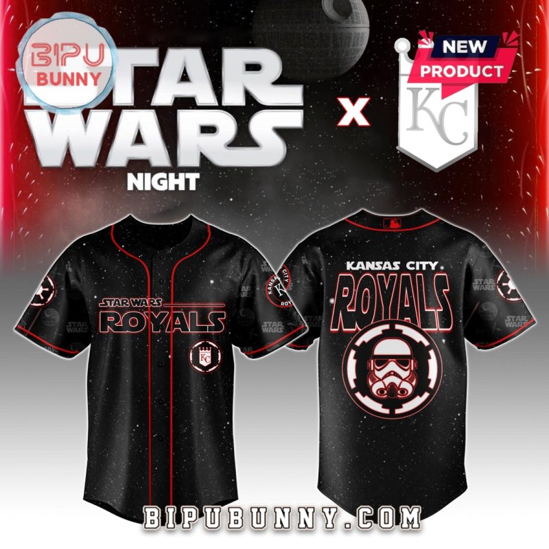 Kansas City Royals MLB x Star Wars Night 2025 Baseball Jersey