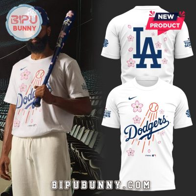 LA Dodgers Tokyo Series 2025 White Shirt