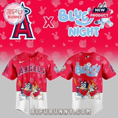 Los Angeles Angels 2025 Bluey Night Baseball Jersey