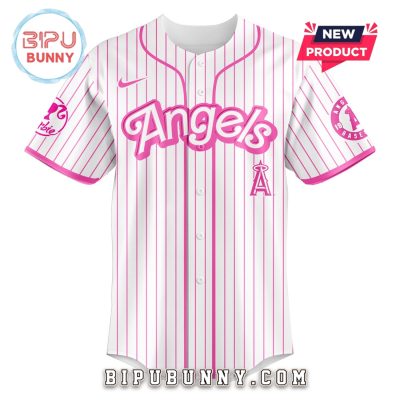 Los Angeles Angels MLB x Barbie Night Game Baseball Jersey