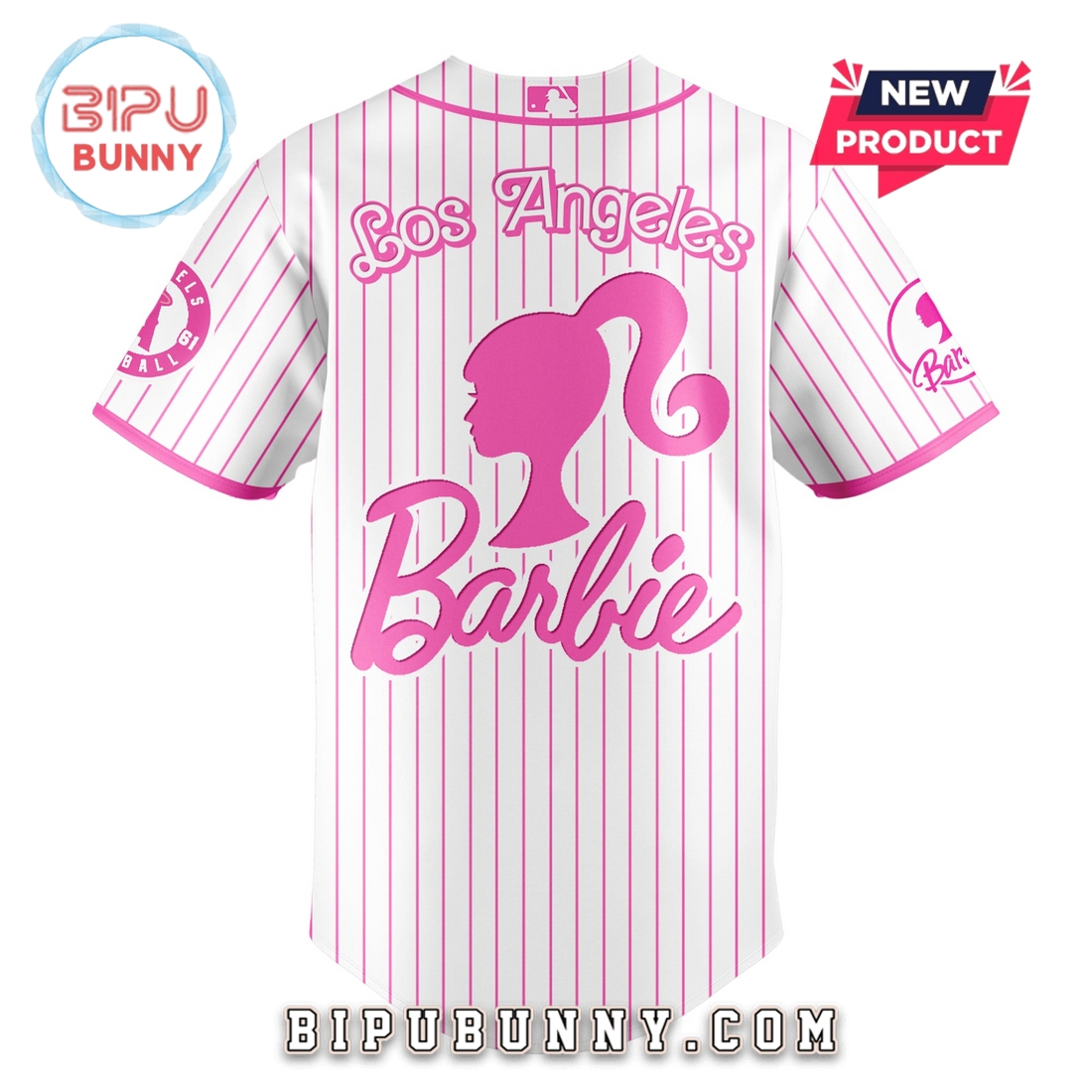 Los Angeles Angels MLB x Barbie Night Game Baseball Jersey Los Angeles Angels MLB x Barbie Night Game Baseball Jersey