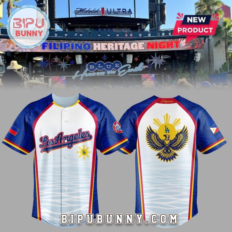 Los Angeles Dodgers Filipino Heritage Night Baseball Jersey