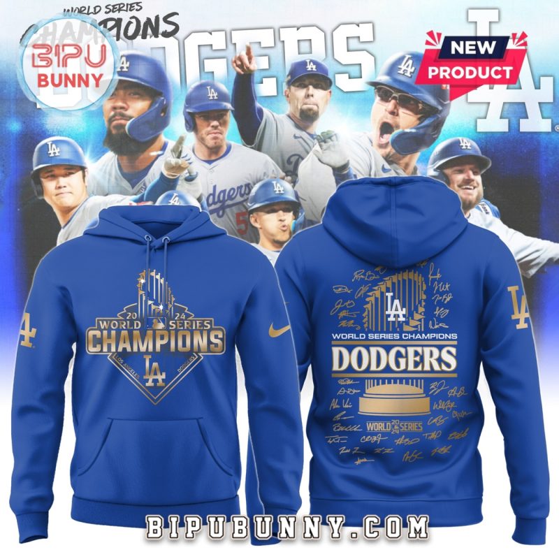 Los Angeles Dodgers MLB Champions World Series Hoodie