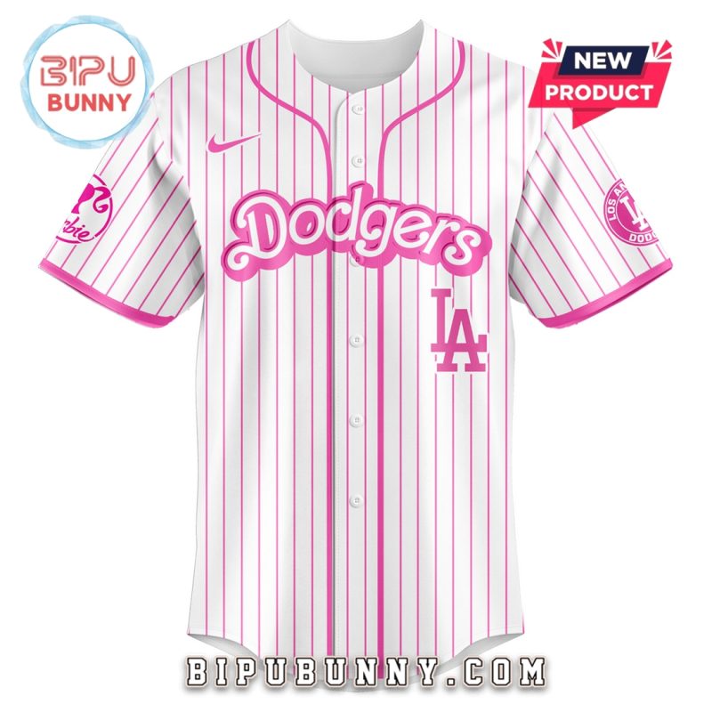 Los Angeles Dodgers MLB x Barbie Night Game Baseball Jersey