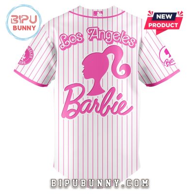 Los Angeles Dodgers MLB x Barbie Night Game Baseball Jersey