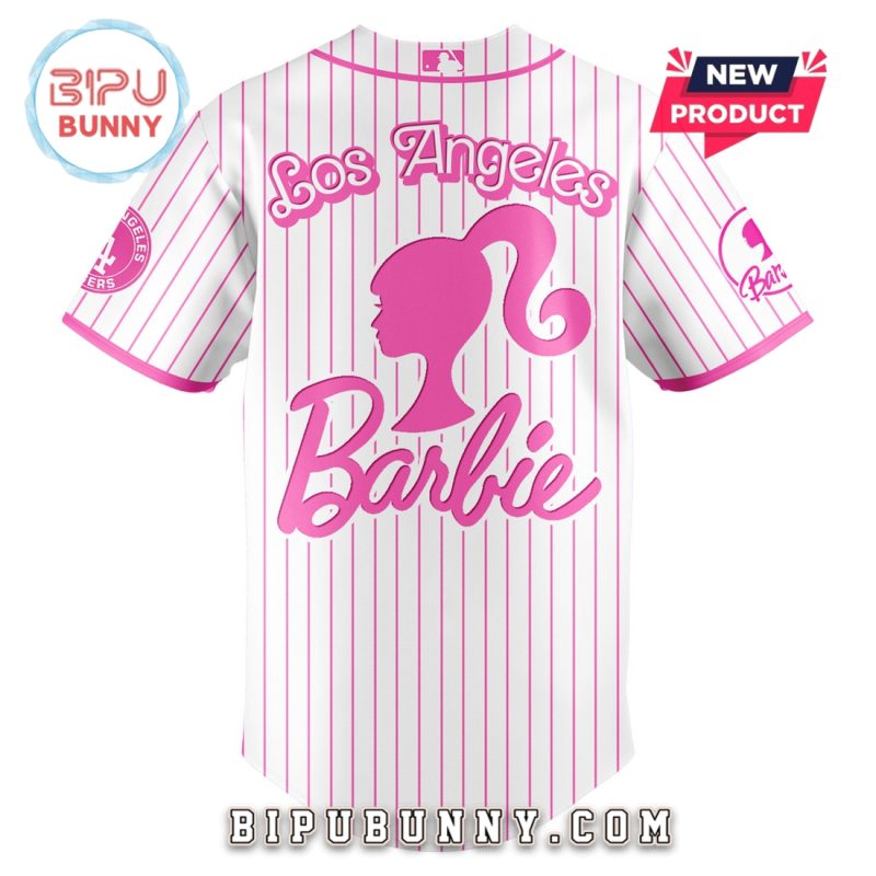 Los Angeles Dodgers MLB x Barbie Night Game Baseball Jersey