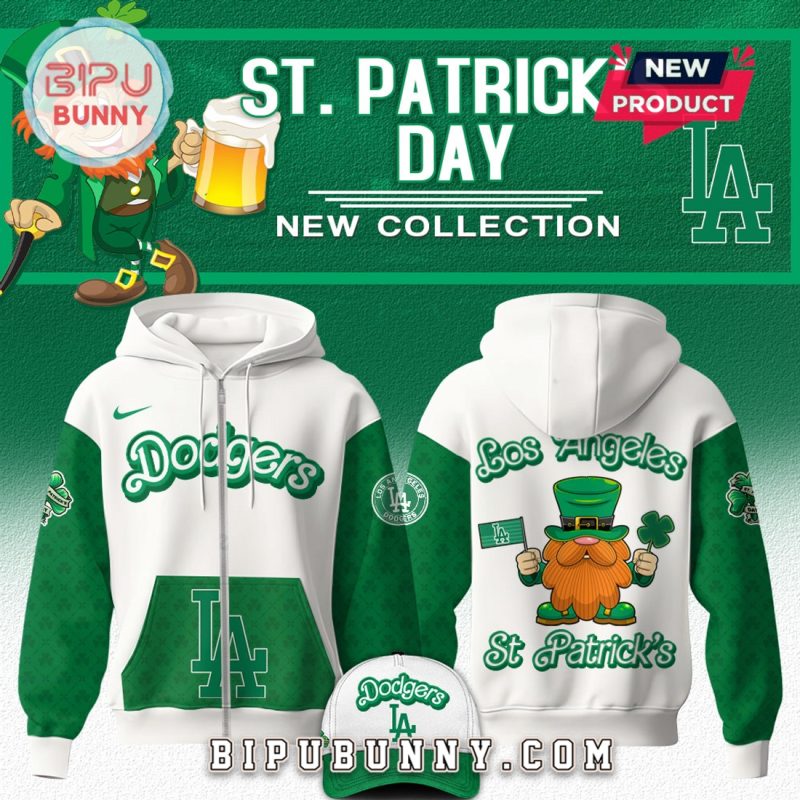 Los Angeles Dodgers MLB x St. Patrick’s Day Hoodie Set