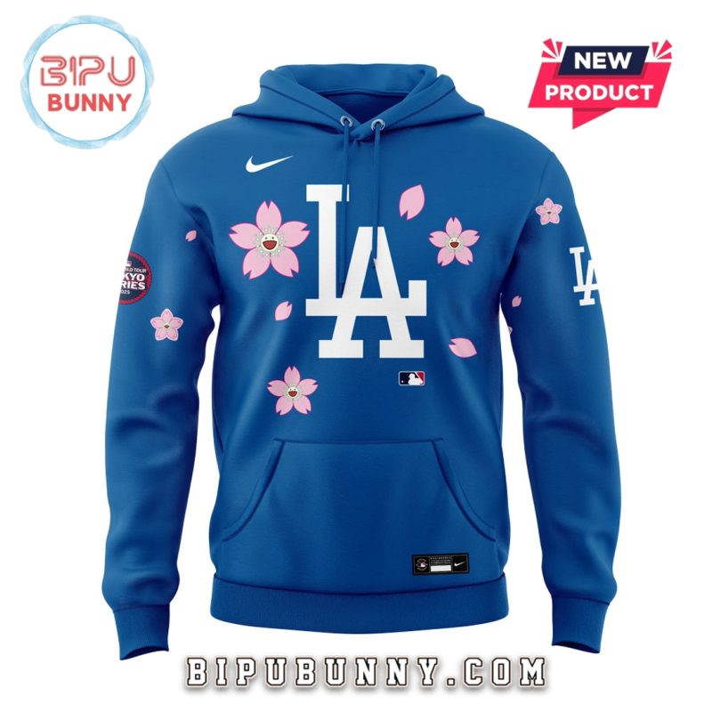 Los Angeles Dodgers Takashi Murakami Tokyo Series Blue Hoodie