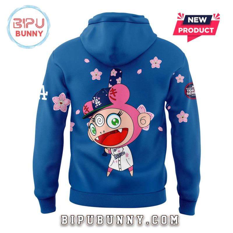 Los Angeles Dodgers Takashi Murakami Tokyo Series Blue Hoodie