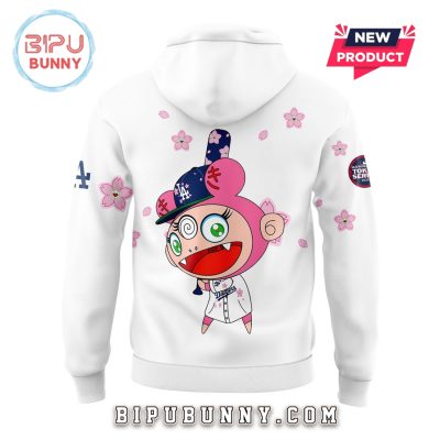 Los Angeles Dodgers Takashi Murakami Tokyo Series White Hoodie
