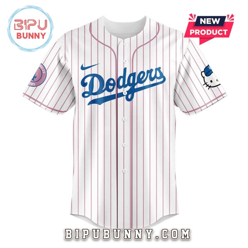 Los Angeles Dodgers x Hello Kitty Night Game Baseball Jersey