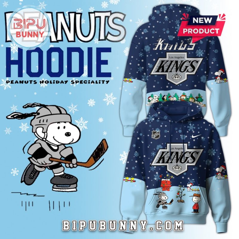 Los Angeles Kings Peanuts and Snoopy Night Hoodie