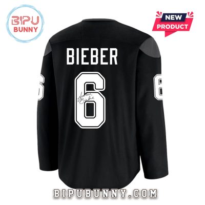 Los Angeles Kings Skate For LA Strong Justin Bieber Hockey Jersey