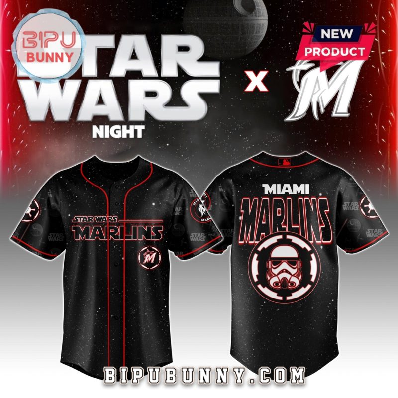 Miami Marlins MLB x Star Wars Night 2025 Baseball Jersey