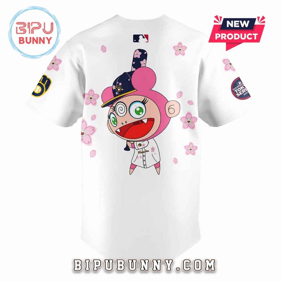 Milwaukee Brewers 2025 MLB Tokyo Series Baseball Jersey Milwaukee Brewers 2025 MLB Tokyo Series Baseball Jersey