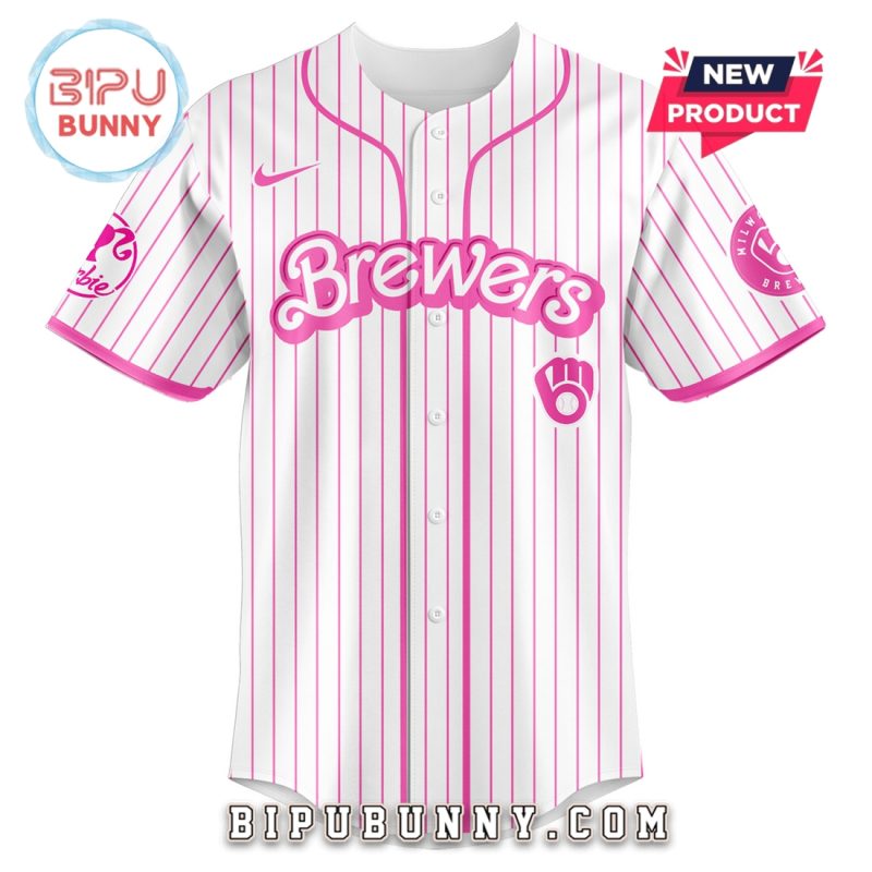 Milwaukee Brewers MLB x Barbie Night Game Baseball Jersey