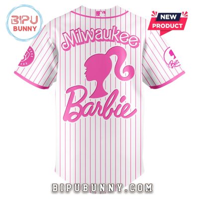 Milwaukee Brewers MLB x Barbie Night Game Baseball Jersey