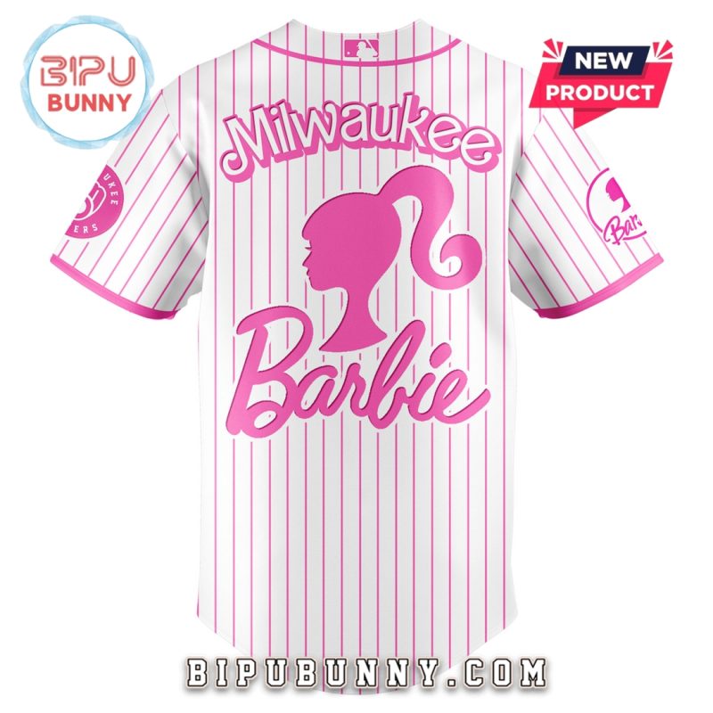 Milwaukee Brewers MLB x Barbie Night Game Baseball Jersey