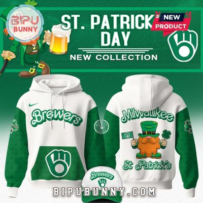 Milwaukee Brewers MLB x St. Patrick’s Day Hoodie Set