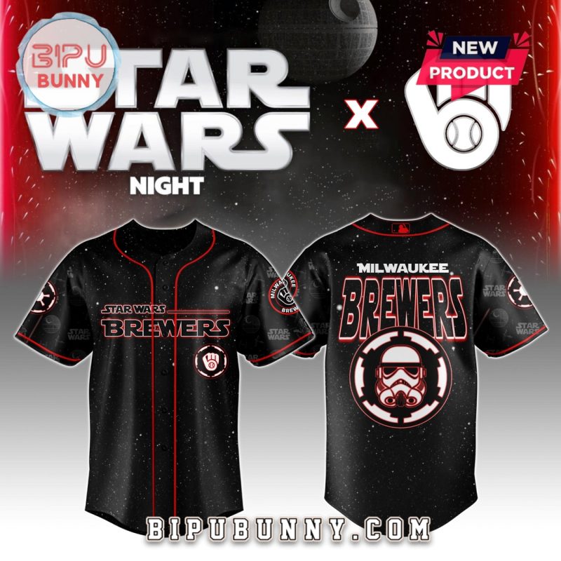 Milwaukee Brewers MLB x Star Wars Night 2025 Baseball Jersey