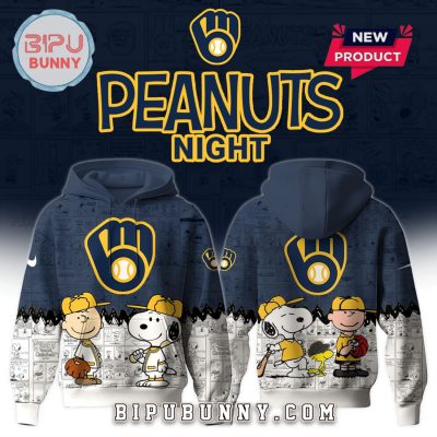 Milwaukee Brewers x 75th Anniversary Of Peanuts Hoodie Set