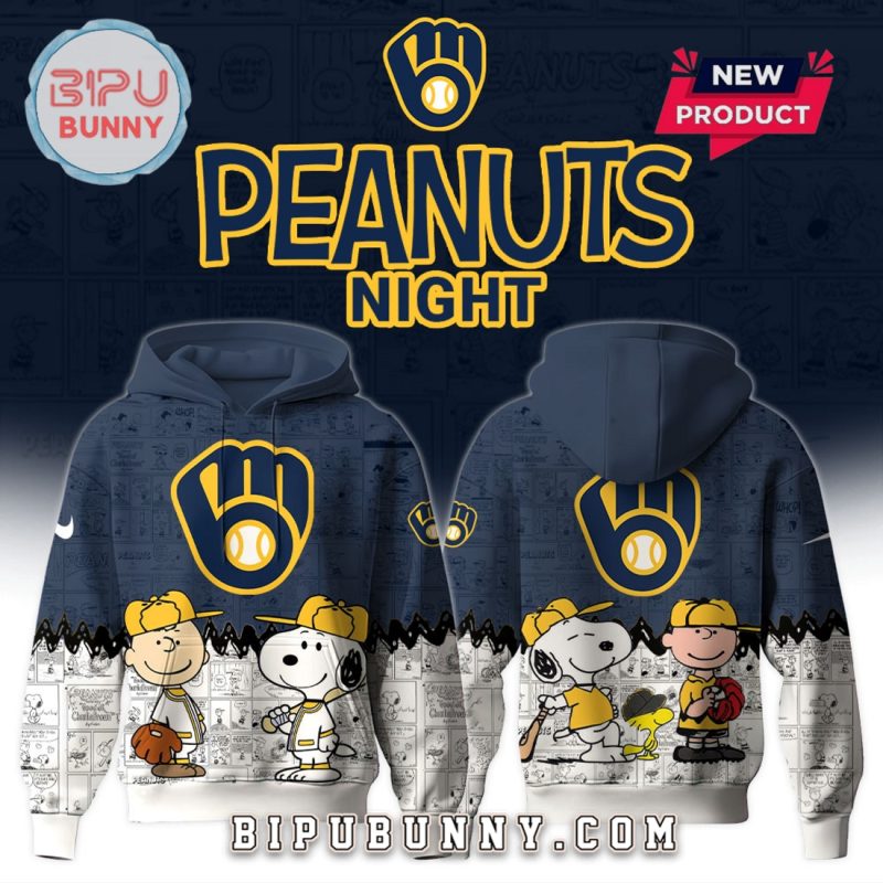 Milwaukee Brewers x 75th Anniversary Of Peanuts Hoodie Set