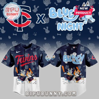 Minnesota Twins 2025 Bluey Night Baseball Jersey