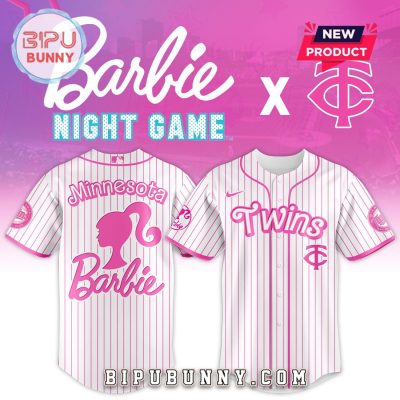 Minnesota Twins MLB x Barbie Night Game Baseball Jersey