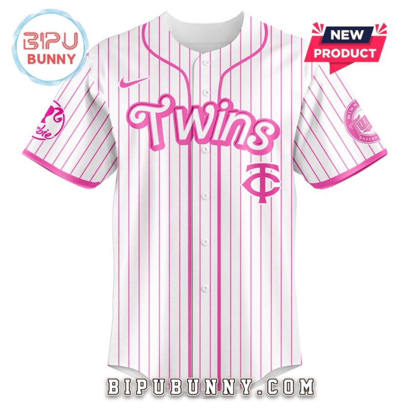 Minnesota Twins MLB x Barbie Night Game Baseball Jersey