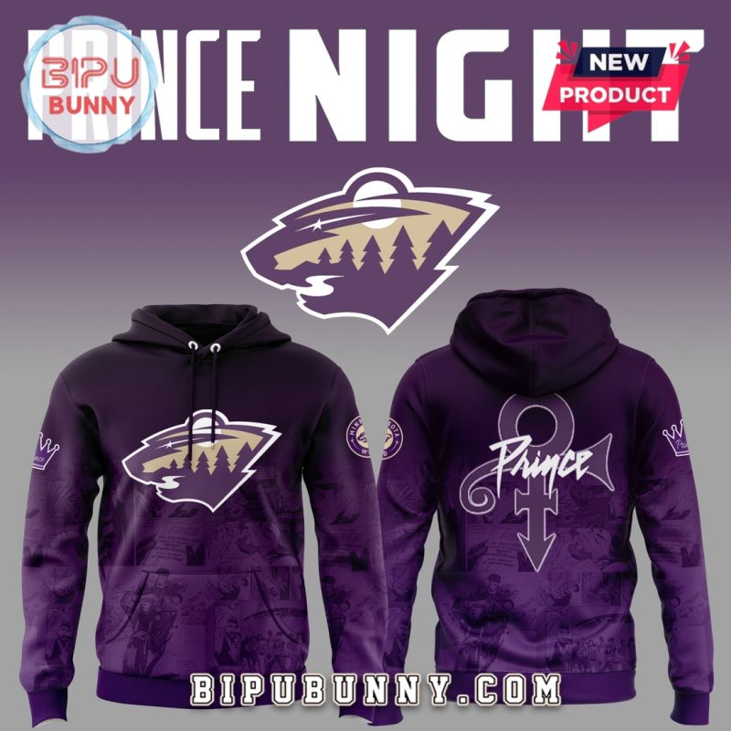 Minnesota Wild 2025 Prince Night Hoodie