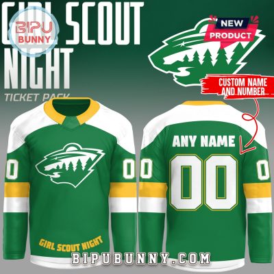 Minnesota Wild Custom Scout Night Hockey Jersey