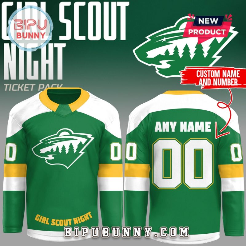 Minnesota Wild Custom Scout Night Hockey Jersey